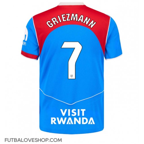 Dres Atletico Madrid Antoine Griezmann #7 Tretina 2025-26 Krátky Rukáv Dres Atletico Madrid Antoine Griezmann #7 Tretina 2025-26 Krátky Rukáv